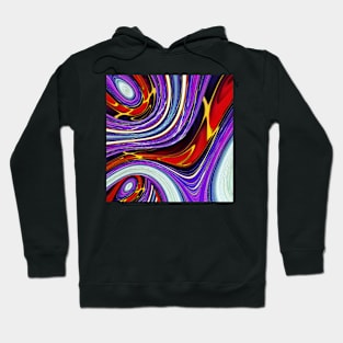 Purple and red Hoodie